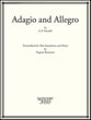 ADAGIO AND ALLEGRO ALTO SAX SOLO cover